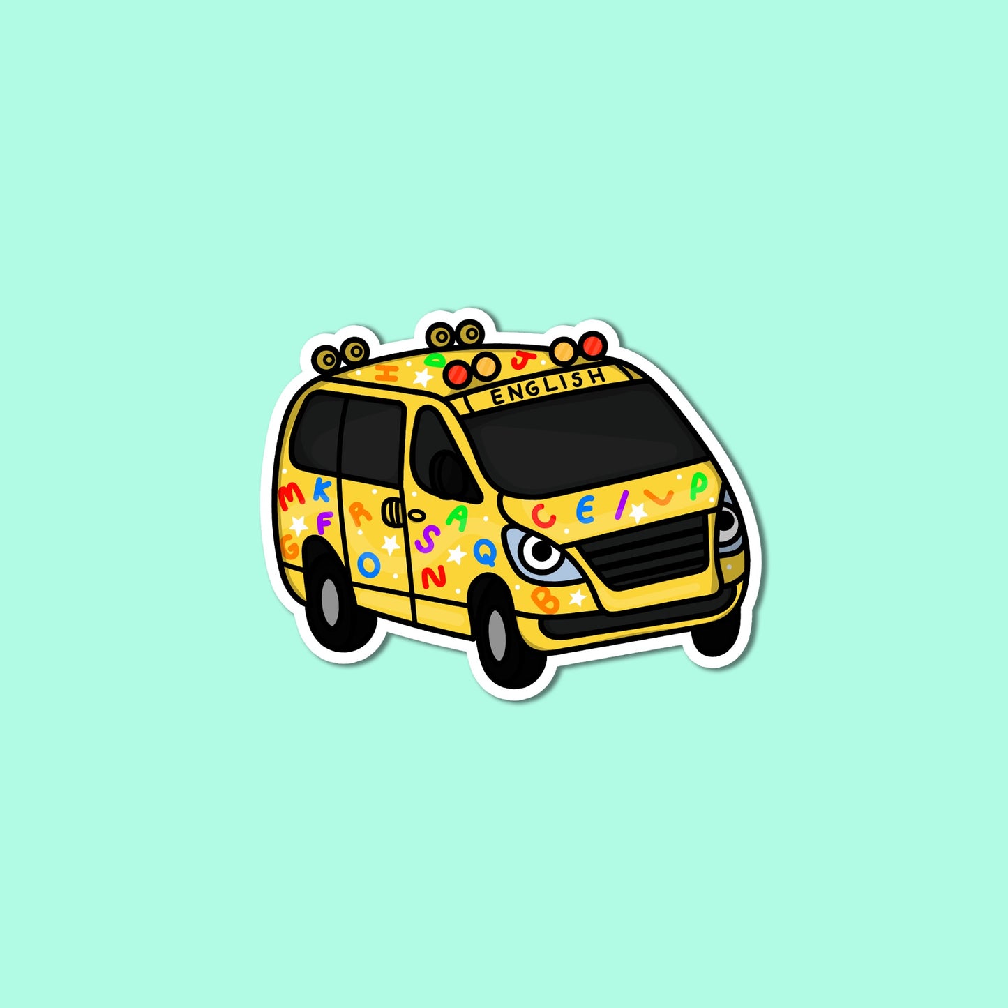 Magic Hagwon Bus Sticker