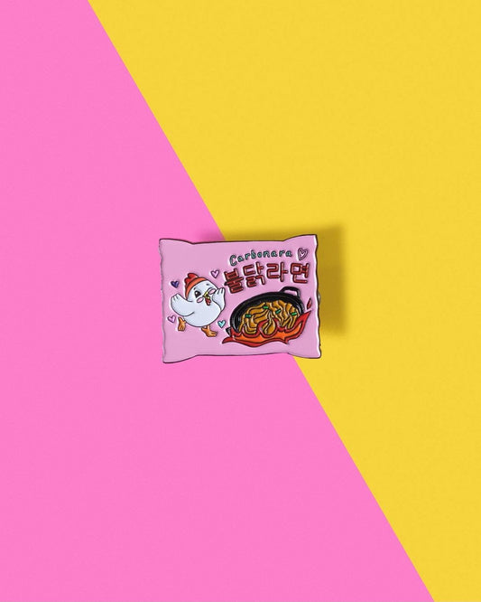 Carbonara Ramyeon Enamel Pin