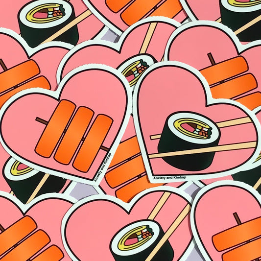 Bunsik Heart Stickers